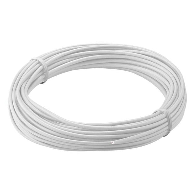 1x 0,14mm geïsoleerd koperdraad voor hobby toepassingen - 10 meter - Wit