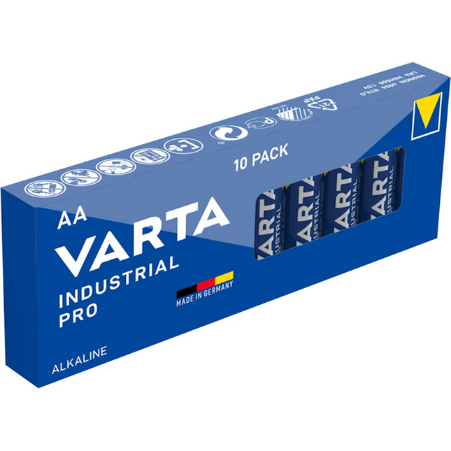 Varta alkaline 1.5 volt LR6/AA batterijen - 10 stuks