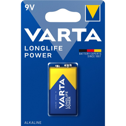 Varta Longlife 9 volt E Alkaline batterij - 6LR61
