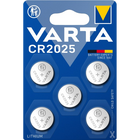Varta 3 volt knoopcel batterijen CR2025  -  5 stuks
