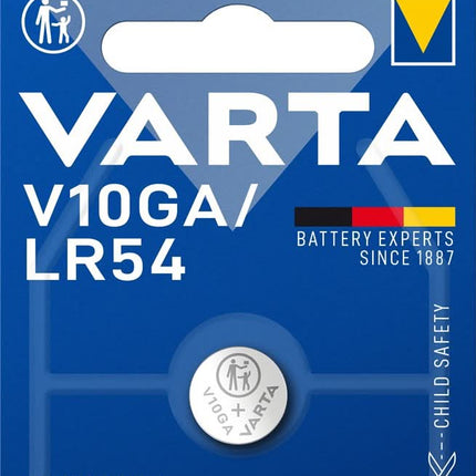 Varta  1,5 volt knoopcel batterij LR54  -  1 stuks
