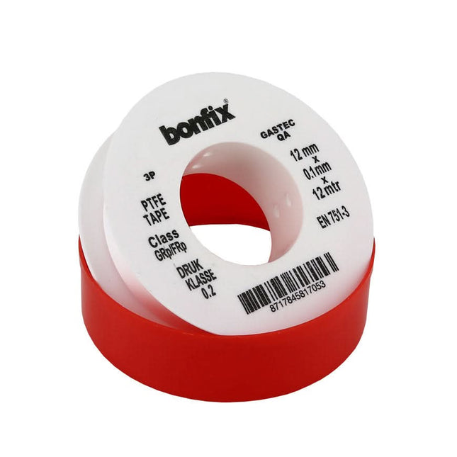 Teflon tape Gastec QA – 12 mm breed, 0,1 mm dik – Professionele afdichtingstape