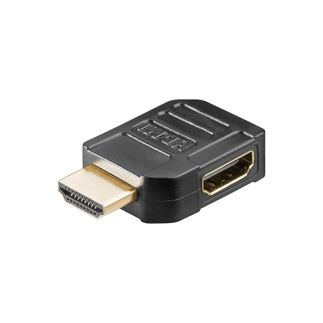HDMI-2.0 adapter Rechthoekig, Linksom - 4K/60 Hz (Goobay)