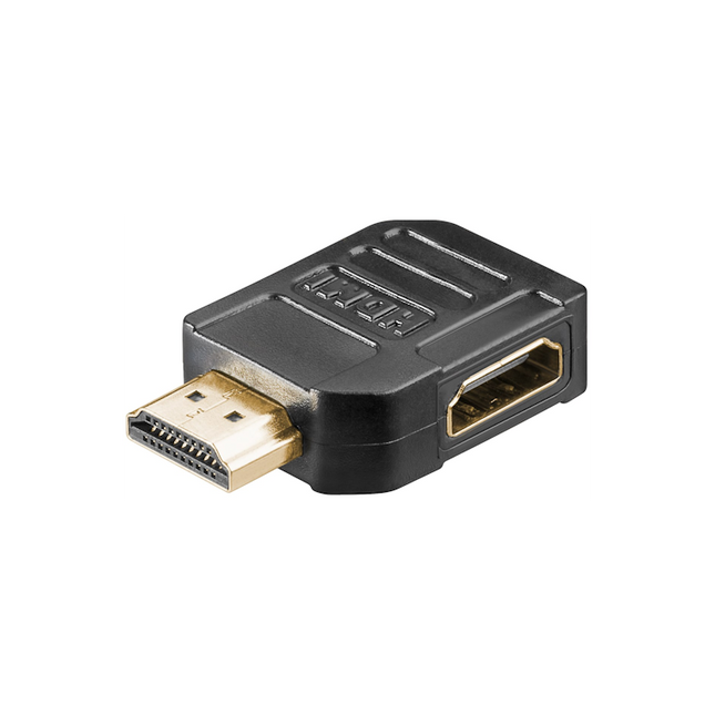 HDMI-2.0 adapter Rechthoekig, Rechtsom - 4K/60 Hz