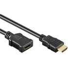 50 cm HDMI 2.0 verlengkabel, male -> female - 4K/60 Hz - 1080p/144 Hz