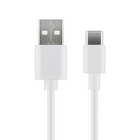 USB 2.0 snellaadkabel met Sync, 15 Watt - USB A naar USB C - 10 cm, Wit