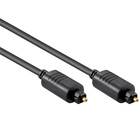 Toslink kabel - 1 meter - Toslink naar Toslink - 5 mm - Transmedia