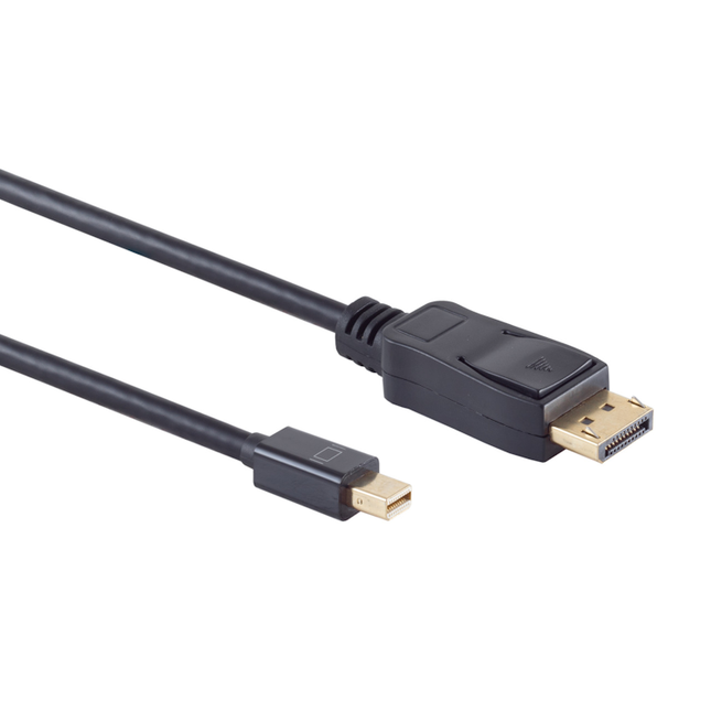 Mini Displayport naar Displayport kabel - Displayport 1.2 - 4K 60 Hz - 1 meter - Maxtrack