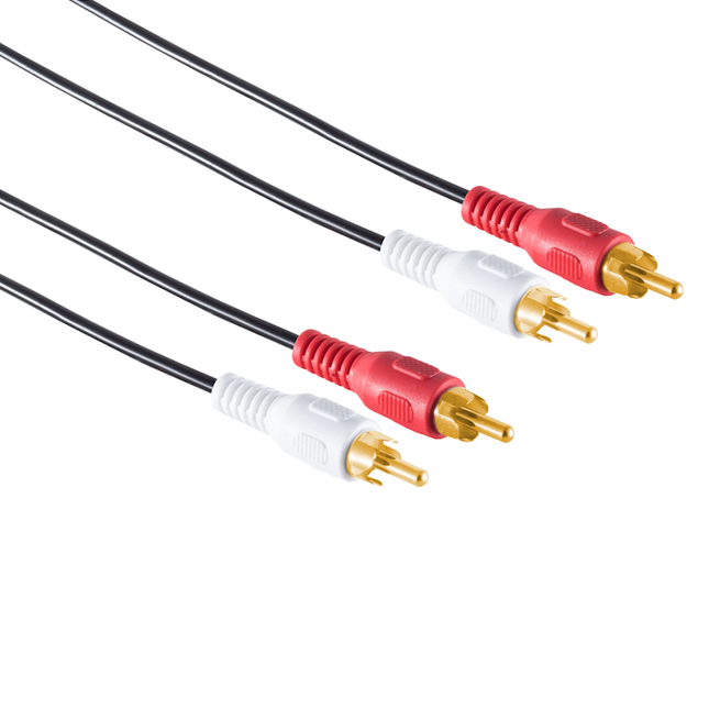Tulp composiet audiokabel - RCA male naar RCA male - Cinch kabel - Gold-plated - 10 meter