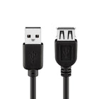 USB 2.0 verlengkabel - Male USB A naar female USB A - 1,8 meter - Zwart