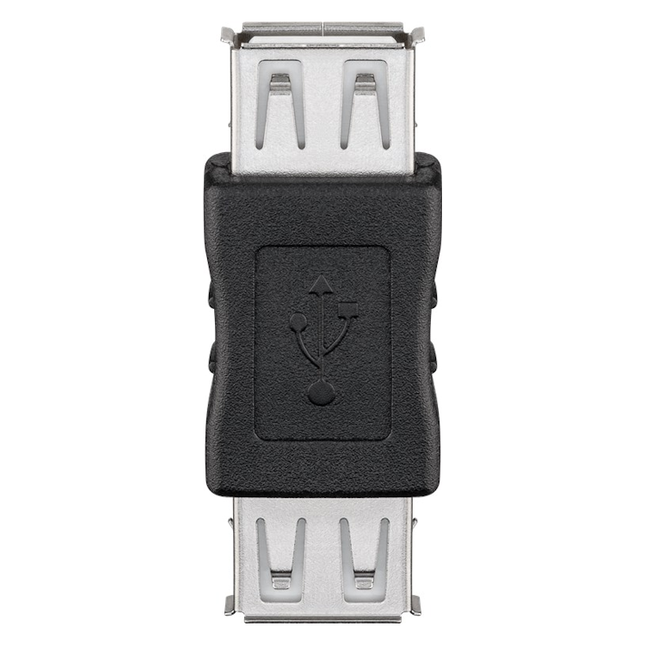 USB 2.0 koppelstuk - 2x USB-A female