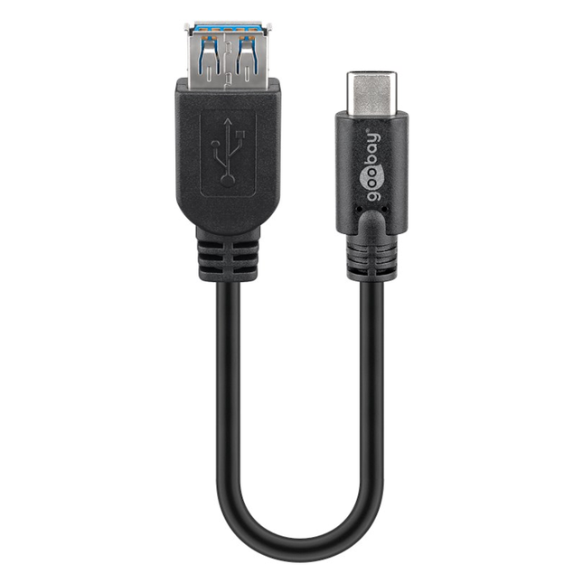 Goobay USB-C naar USB-A adapterkabel - USB 3.0 - 20 cm