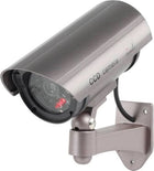 Dummy Camera – Realistisch - Binnen & Buiten - Knipperende LED Indicator - Zilver
