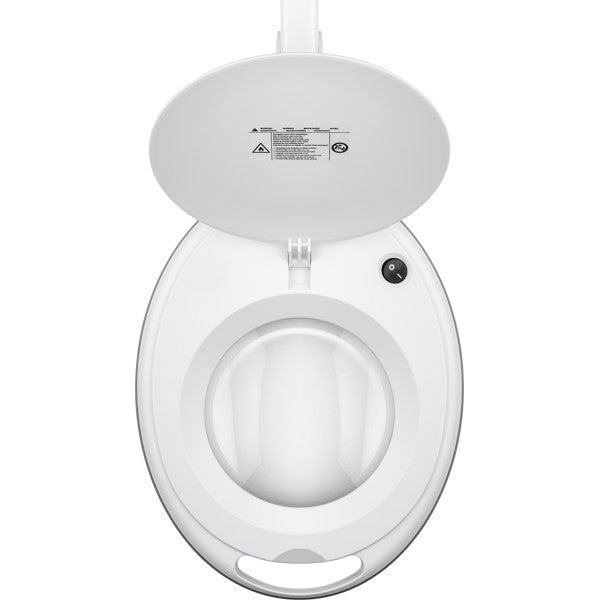 LED-Loeplamp met Tafelklem – Kristalglazen Lens – 8 W – 1,75x Vergroting – Wit