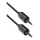 Mini Toslink kabel - 3 meter - Mini Toslink naar Mini Toslink - 2.2 mm - Zwart