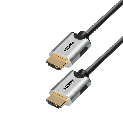 50 cm HDMI 2.1 kabel (Zilverkleurig) - 8K/60 Hz - 4K Ultra HD/144 Hz (Transmedia)