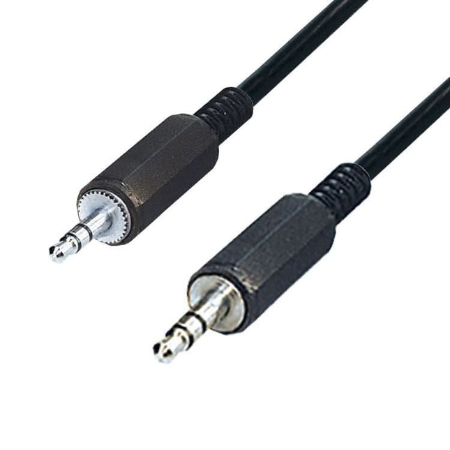 3,5 mm jack naar 2,5 mm jack audiokabel - 1,5 meter - Zwart
