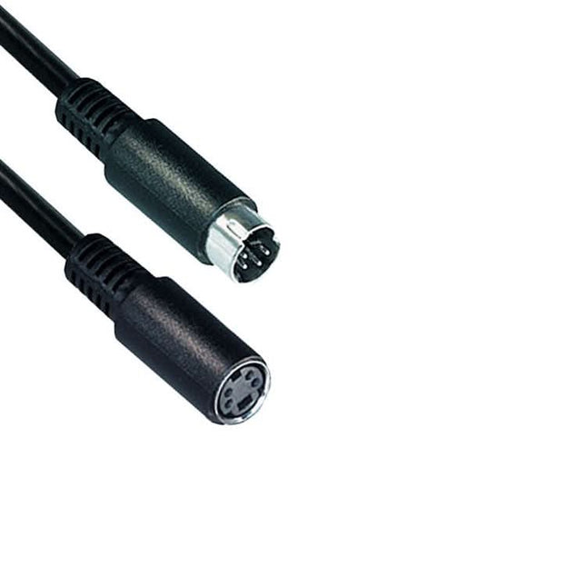 S-Video/ S-VHS video verlengkabel - 1,5 meter - Zwart