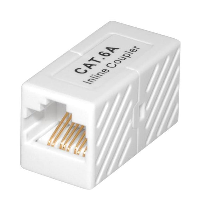 Cat 6a RJ45 koppelstuk - Niet afgeschermd - Wit