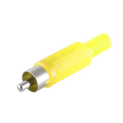 RCA soldeerstekker - Geel (S-CONN)