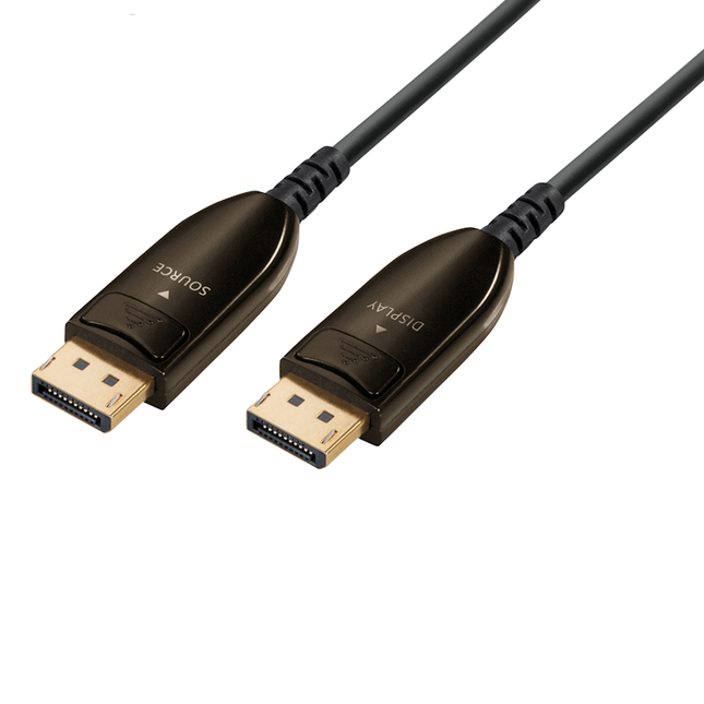 Displayport via glasvezel (AOC) - Displayport 1.4 - 8K 60 Hz - 20 meter
