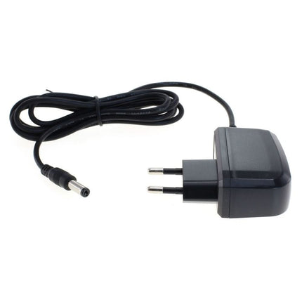 Voedingsadapter 12V - 5,5 x2,1 mm- 1,8 meter - wit