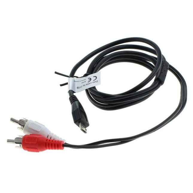 OTB Micro-USB naar 2x male RCA verloopkabel - USB naar audio