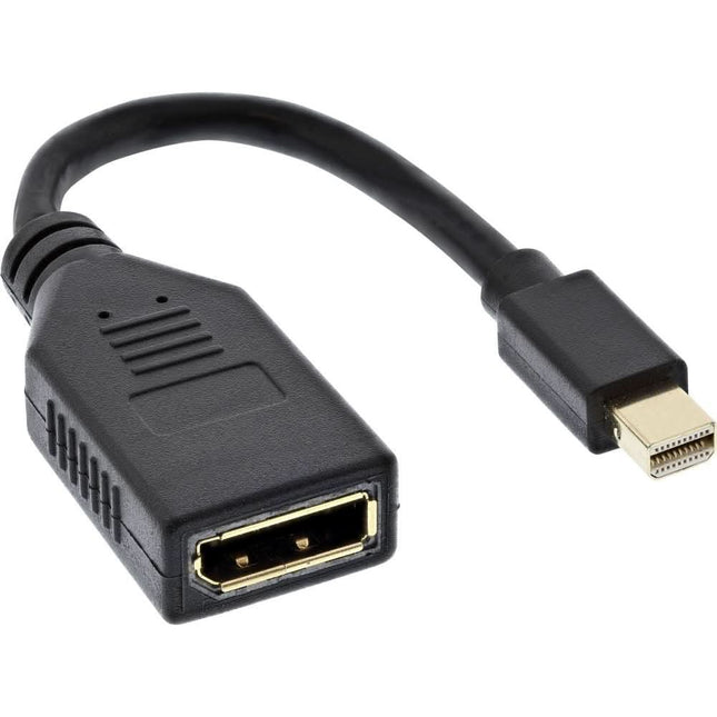 15 cm mini DisplayPort naar DisplayPort 1.2 kabel - 4K/60Hz - Zwart