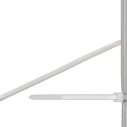 kabelbinders - 3,5x300 mm - weerbestendig - 100 stuks - Wit