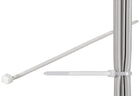 kabelbinders - 3,5x300 mm - weerbestendig - 100 stuks - Wit