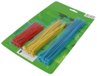 kabelbinders - 60stuks- 3 maten - Geel - Blauw en Rood