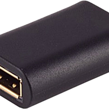 DisplayPort koppelstuk (V-V) - DisplayPort  1.2 (4K 60 Hz) - Zwart