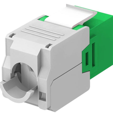 Cat 6a keystone - Groen