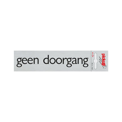 Pickup bord Route Alulook - geen doorgang - 16,5x4,4 cm