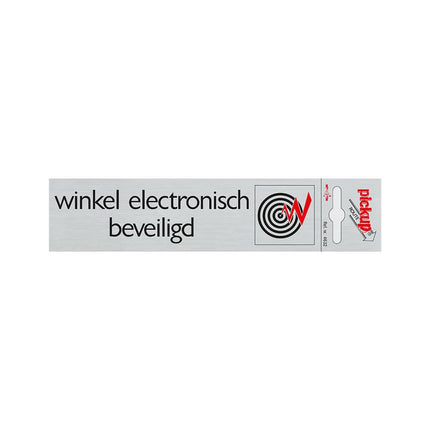 Pickup bord Route Alulook - Winkel elektronische beveiligd - 16,5x4,4 cm
