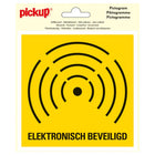 PickUp sticker - Elektronisch beveiligd -  15x15 cm