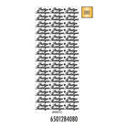 PickUp hobbysticker - 284 prettige feestdagen- Goud - 2 stuks per verpakking