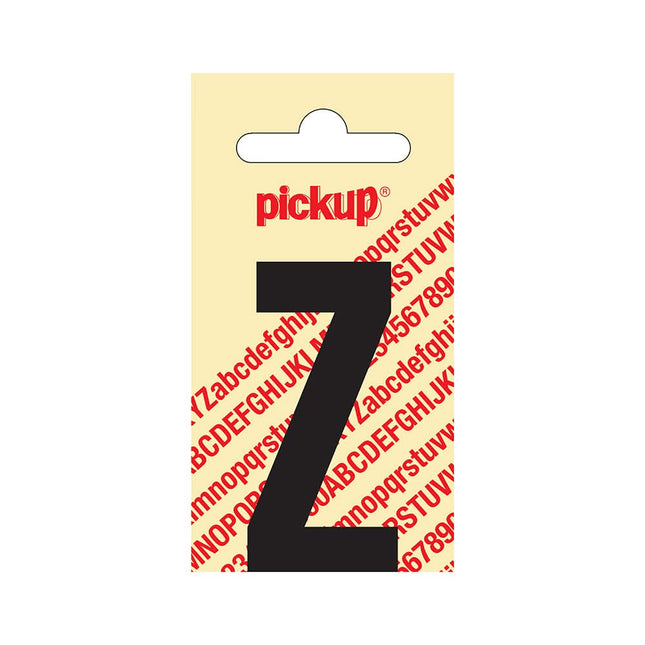 PickUp sticker - Plakletter  Z - Nobel - Zwart - 60 mm