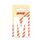 PickUp sticker - Plakletter  M - Nobel - Wit - 60 mm