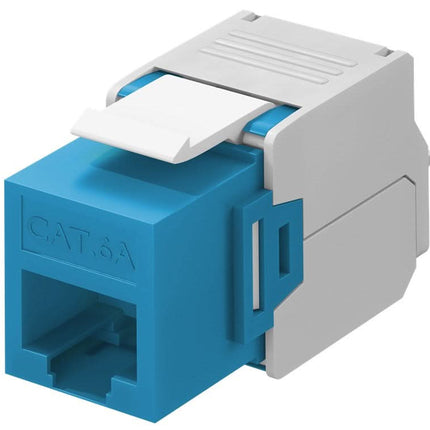 Cat 6a keystone - Blauw