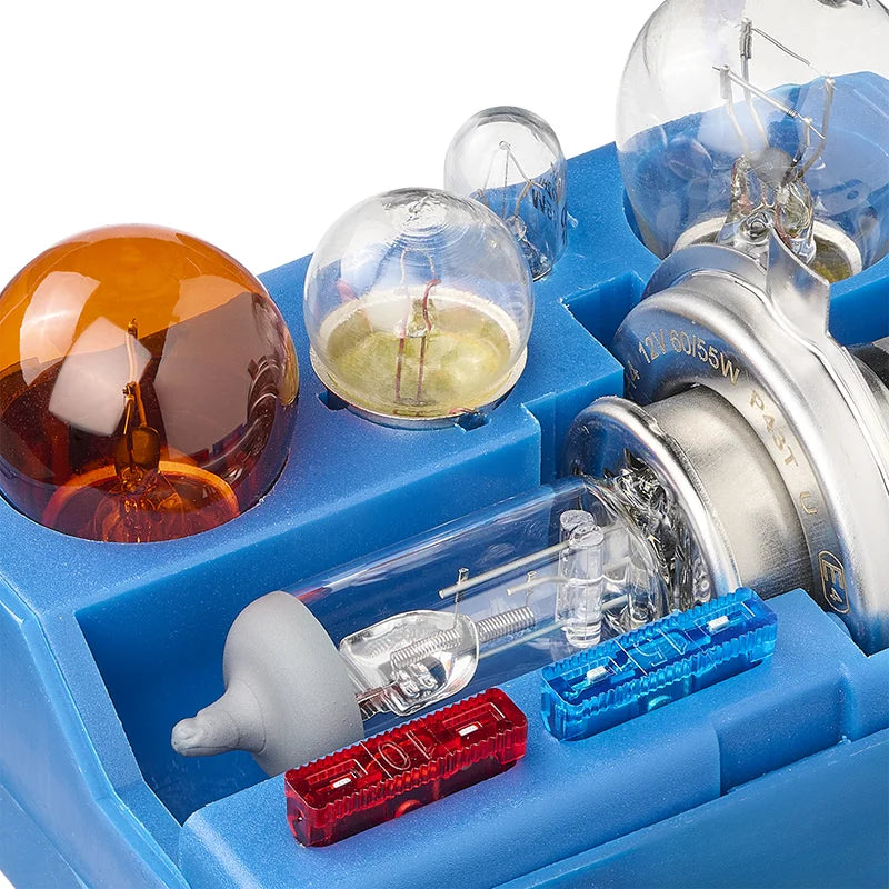 ProPlus H4 reservelampenset 12 V – 7-delig – met oranje knipperlichtlamp