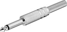 6.35mm male jack soldeerstekker - Mono - Metaal