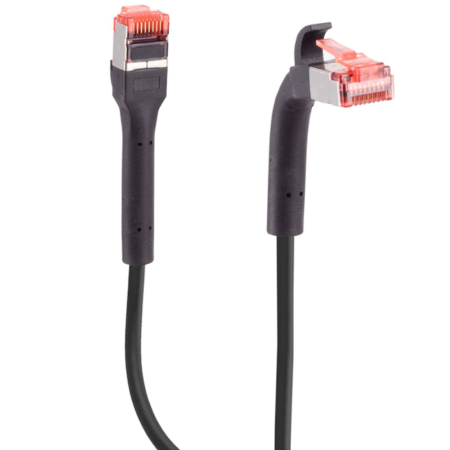 7,5 meter Cat 6a U/FTP netwerkkabel - Flexibele connector - Zwart - 100% koper