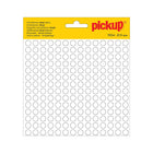Pickup Stickers stippen - Wit - vinyl - 8 mm