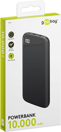 10.000 mAh powerbank  - 1x USB-C + 2x USB-A - Met PD, SuperCharge & QuickCharge 3.0