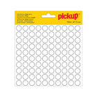 Pickup Stickers stippen - Wit -  vinyl - 12 mm