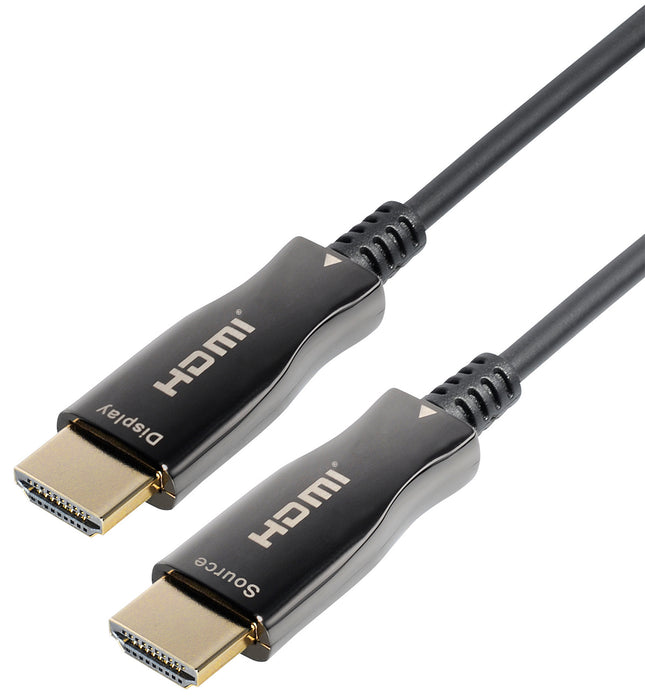 HDMI active optical cable (AOC) - (4K 60Hz) - HDMI 2.0 - 70 meter - Verguld