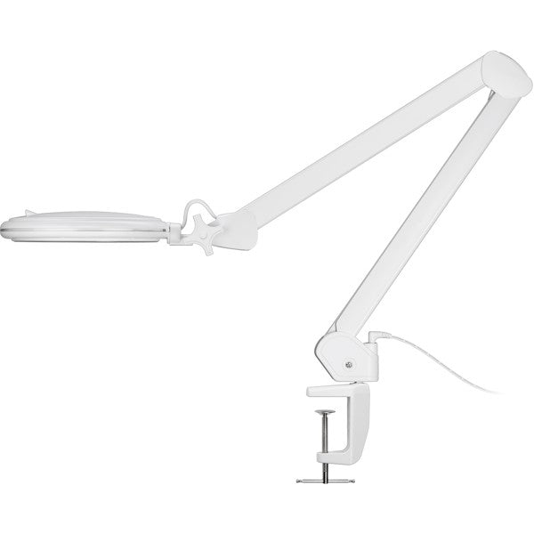 LED-Loeplamp met Tafelklem – Dimbaar – Instelbare Lichtkleur – 10 W – 1,75x Vergroting – Wit