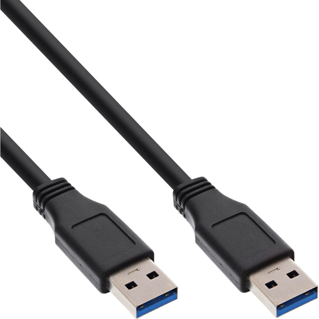 USB A naar USB A kabel - USB 3.0 - 5 meter - Zwart