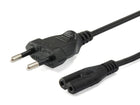 C7 kabel - 1,8 meter - Eurostekker naar C7 - zwart